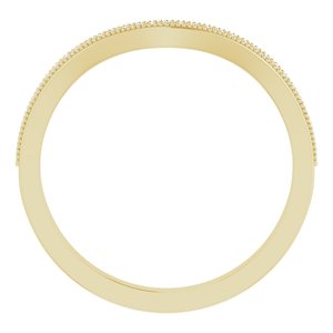 Accented Vintage-Inspired Engagement Ring or Band