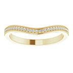 Accented Vintage-Inspired Engagement Ring or Band