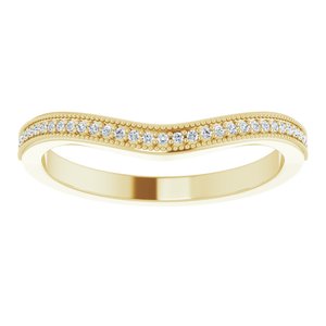 Accented Vintage-Inspired Engagement Ring or Band