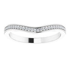 Accented Vintage-Inspired Engagement Ring or Band