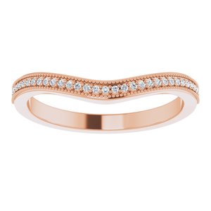 Accented Vintage-Inspired Engagement Ring or Band