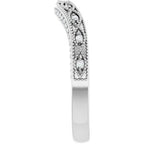 Accented Vintage-Inspired Engagement Ring or Band