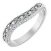 Accented Vintage-Inspired Engagement Ring or Band