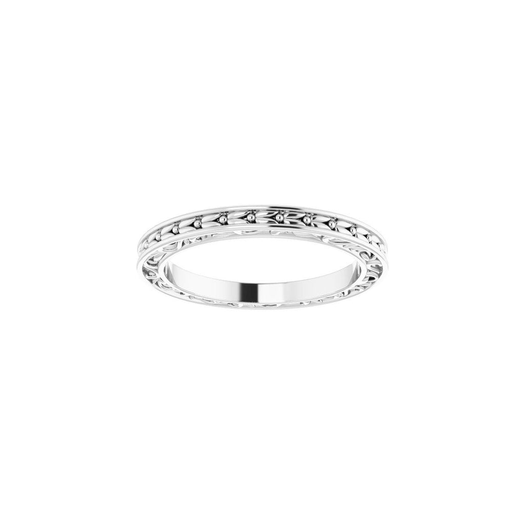 Floral Flat Band