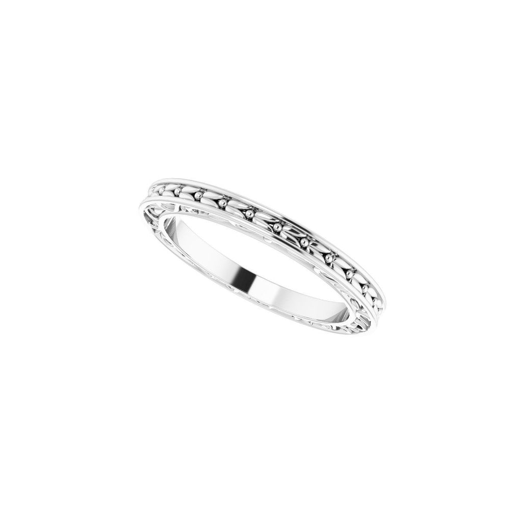 Floral Flat Band