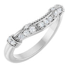 Halo-Style Vintage-Inspired Engagement Ring or Band