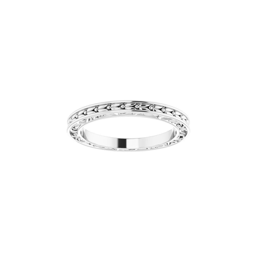 Floral Flat Band