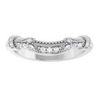 Halo-Style Vintage-Inspired Engagement Ring or Band