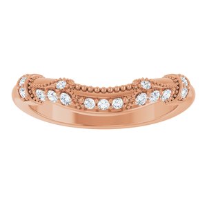 Halo-Style Vintage-Inspired Engagement Ring or Band
