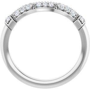 Halo-Style Vintage-Inspired Engagement Ring or Band