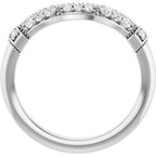 Halo-Style Vintage-Inspired Engagement Ring or Band