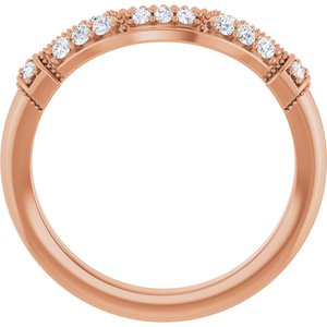 Halo-Style Vintage-Inspired Engagement Ring or Band