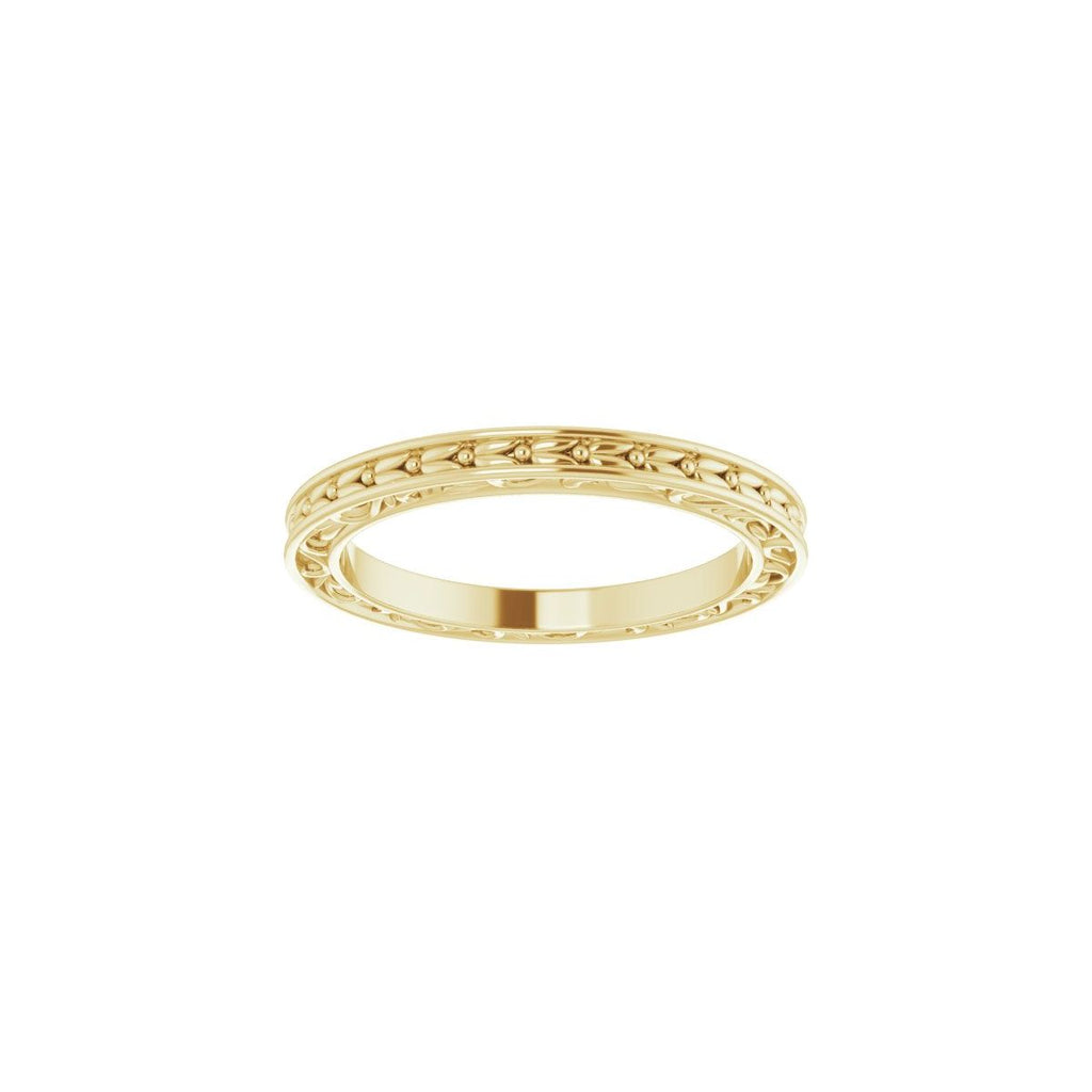 Floral Flat Band