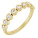 Bezel-Set Anniversary Band