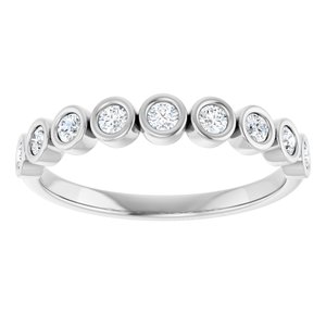 Bezel-Set Anniversary Band