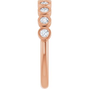 Bezel-Set Anniversary Band