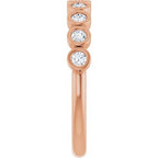 Bezel-Set Anniversary Band