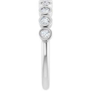 Bezel-Set Anniversary Band