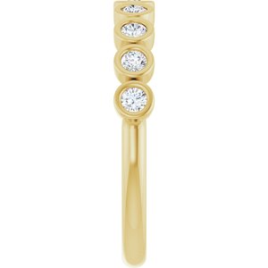 Bezel-Set Anniversary Band