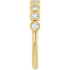 Bezel-Set Anniversary Band