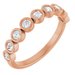 Bezel-Set Anniversary Band