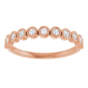 Bezel-Set Anniversary Band