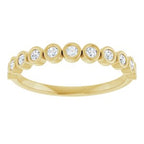 Bezel-Set Anniversary Band