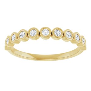Bezel-Set Anniversary Band