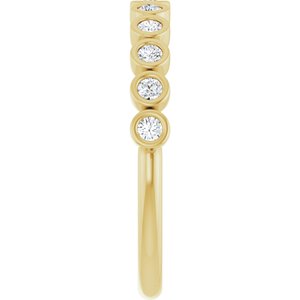 Bezel-Set Anniversary Band