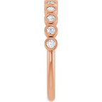 Bezel-Set Anniversary Band