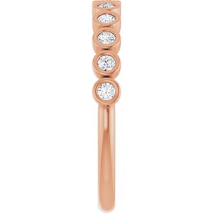 Bezel-Set Anniversary Band