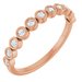 Bezel-Set Anniversary Band
