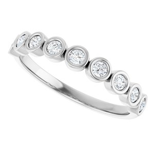 Bezel-Set Anniversary Band
