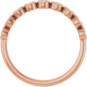 Bezel-Set Anniversary Band