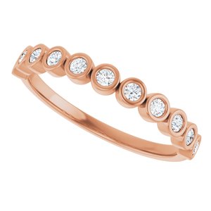 Bezel-Set Anniversary Band