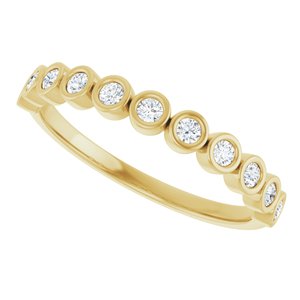 Bezel-Set Anniversary Band