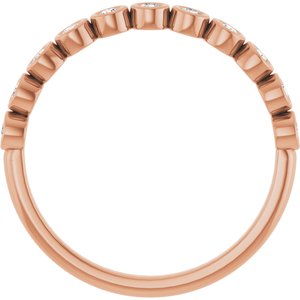 Bezel-Set Anniversary Band