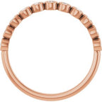 Bezel-Set Anniversary Band
