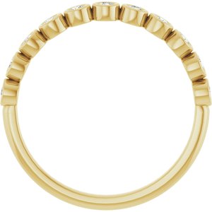 Bezel-Set Anniversary Band
