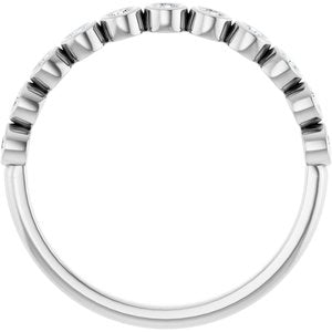 Bezel-Set Anniversary Band
