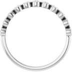Bezel-Set Anniversary Band