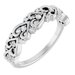 Sculptural Heart Anniversary Band