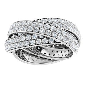 3-Piece Rolling Eternity Band