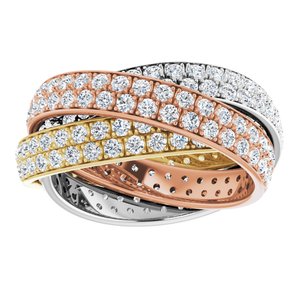 3-Piece Rolling Eternity Band