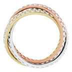 3-Piece Rolling Eternity Band