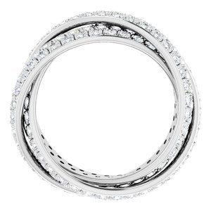 3-Piece Rolling Eternity Band