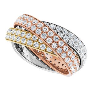 3-Piece Rolling Eternity Band
