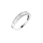 Channel-Set Baguette Tapered Anniversary Band