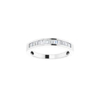 Channel-Set Baguette Tapered Anniversary Band