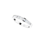 Channel-Set Baguette Tapered Anniversary Band